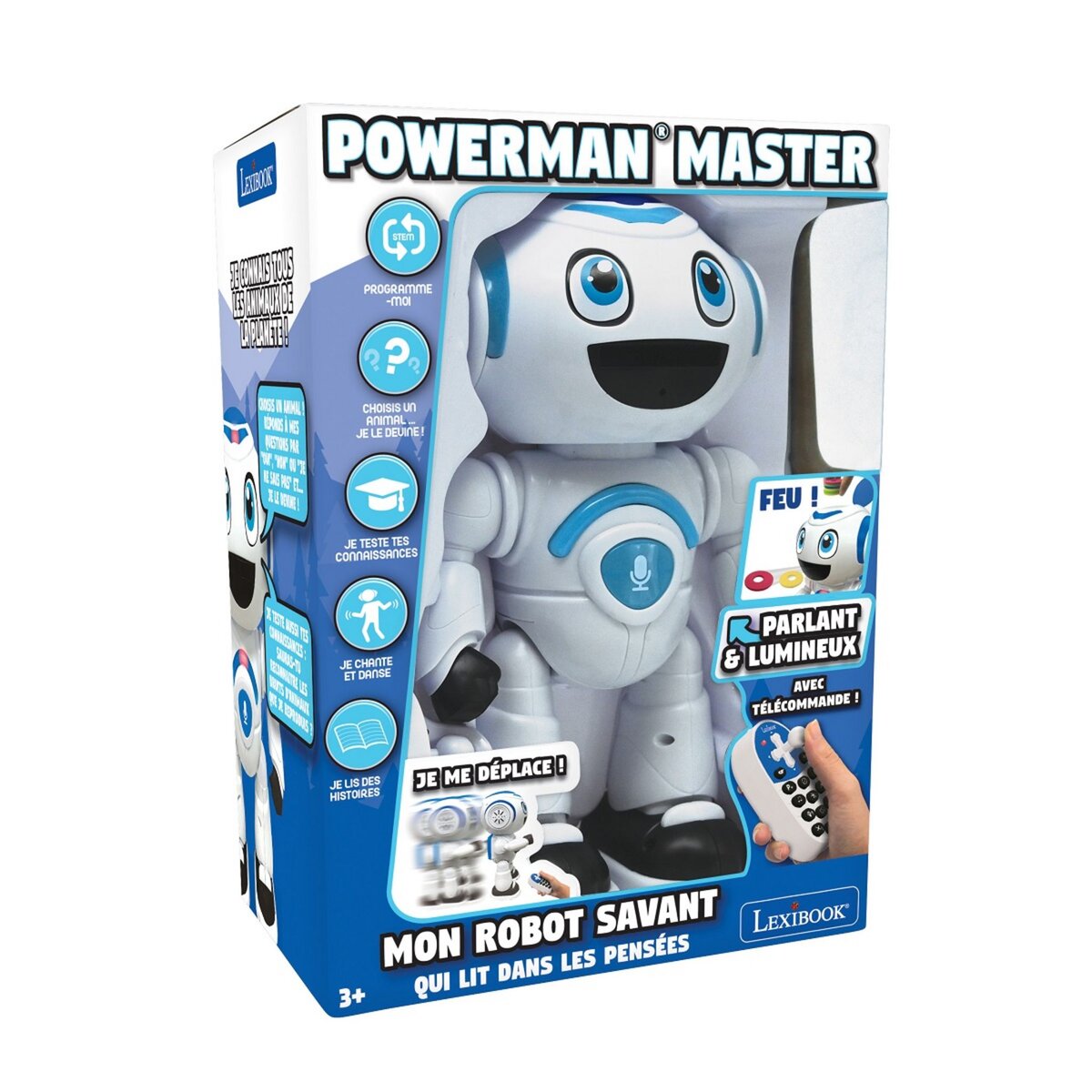 LEXIBOOK Mon robot savant RC Powerman Master pas cher 