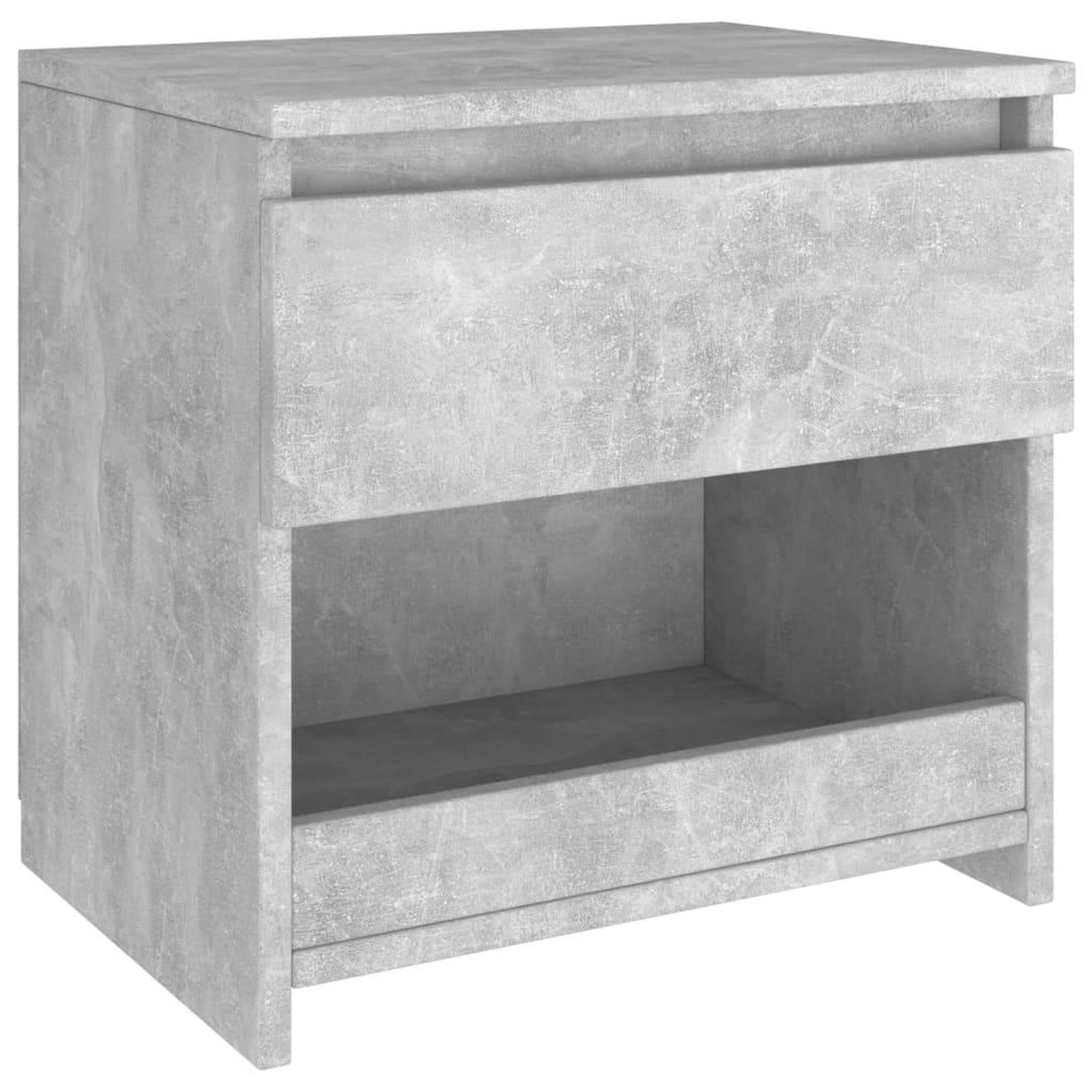 Voir la diapositive 4 : VIDAXL Tables de chevet 2 pcs Gris beton 40x30x39 cm Agglomere