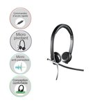 Logitech LOGITECH - Casque micro stereo H650E - Gris