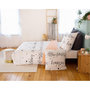 Voir la diapositive 3 : COTE DECO Housse de couette 240x220 Positive + 2 taies microfibre