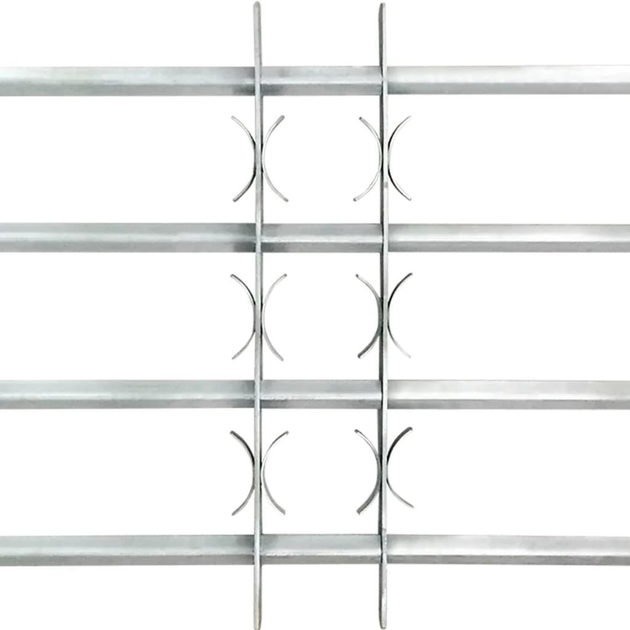 Voir la diapositive 3 : VIDAXL Grille reglable de securite de fenetres et 4 barres 1000-1500mm