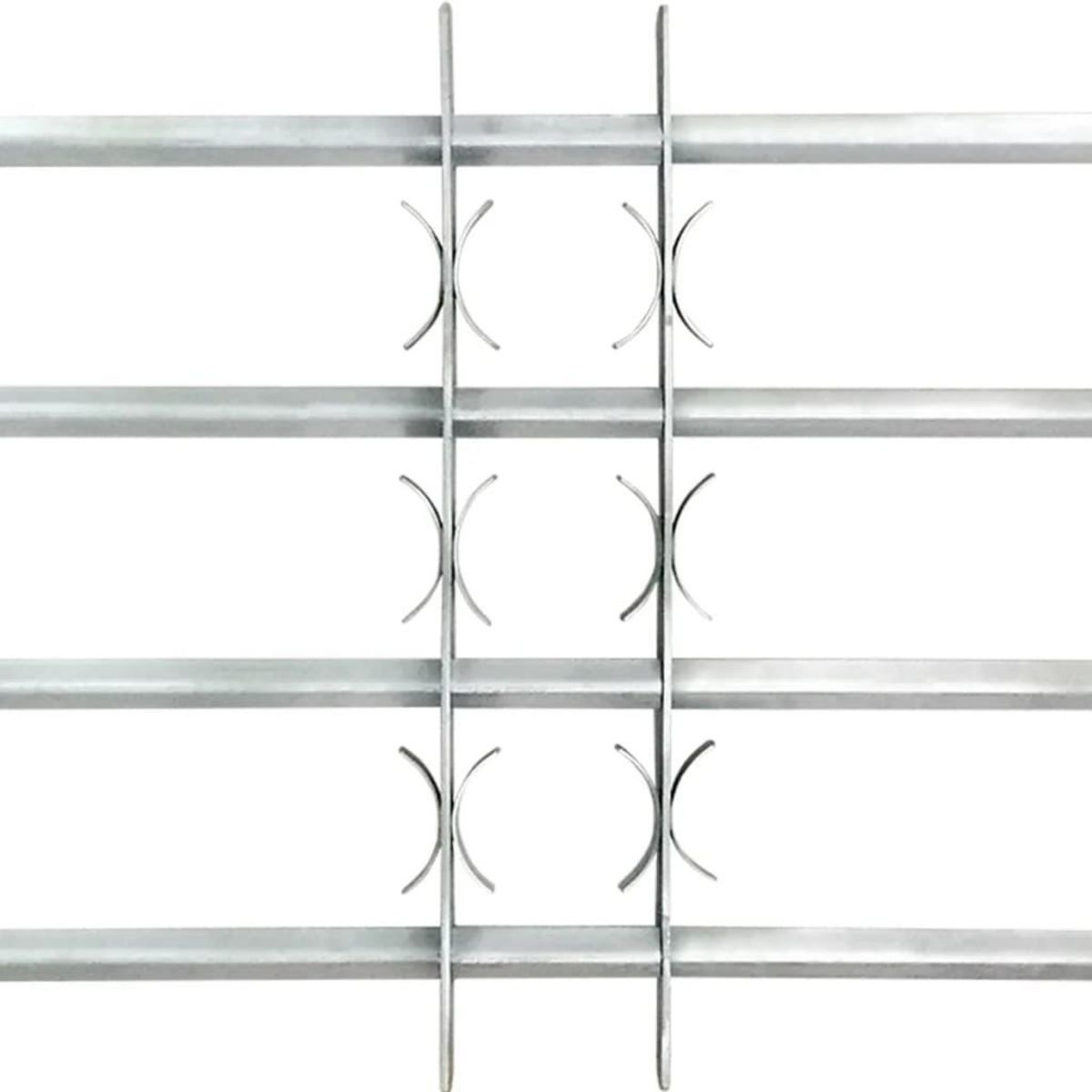 VIDAXL Grille reglable de securite de fenetres et 4 barres 1000-1500mm