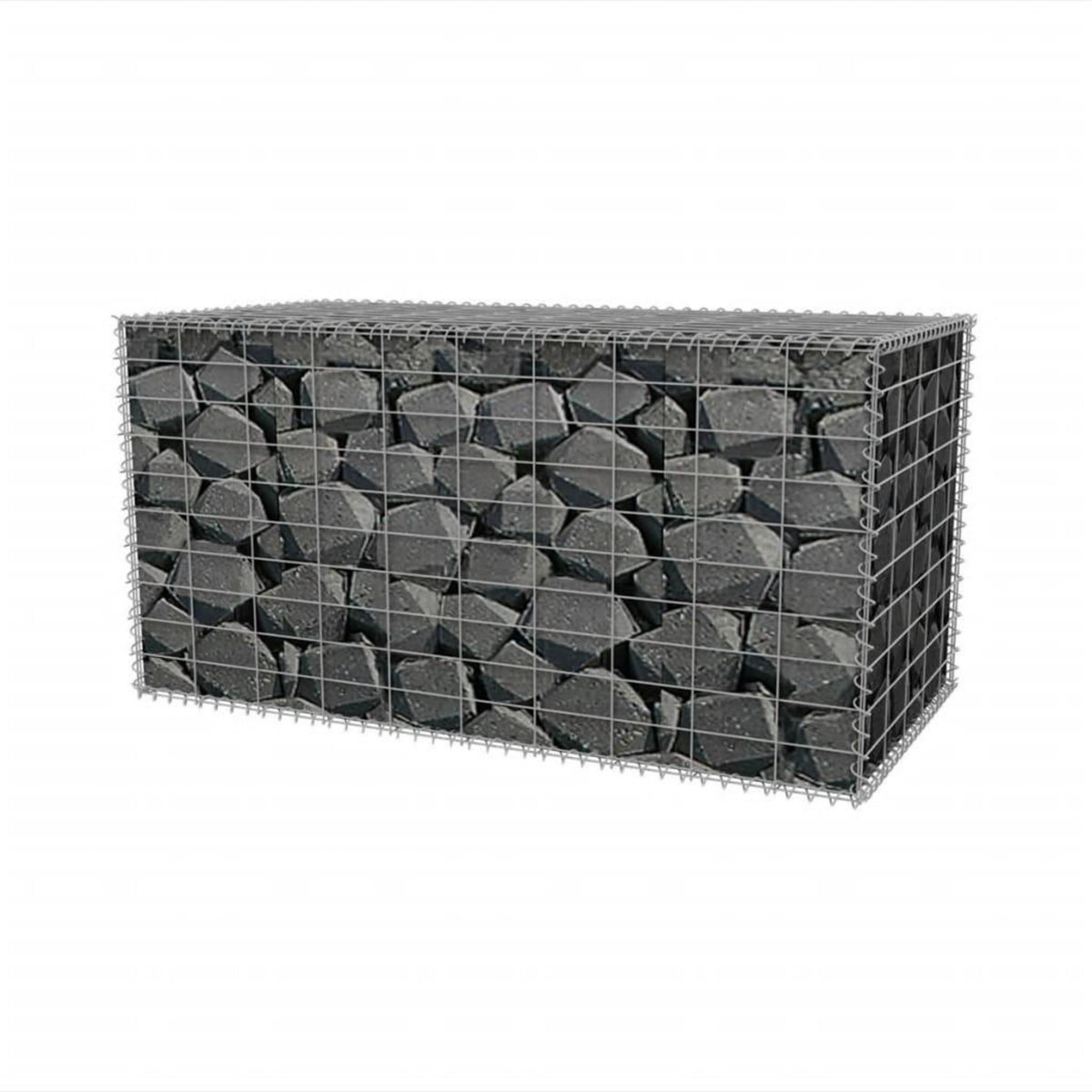 VIDAXL Panier de gabion Acier galvanise 100x50x50 cm