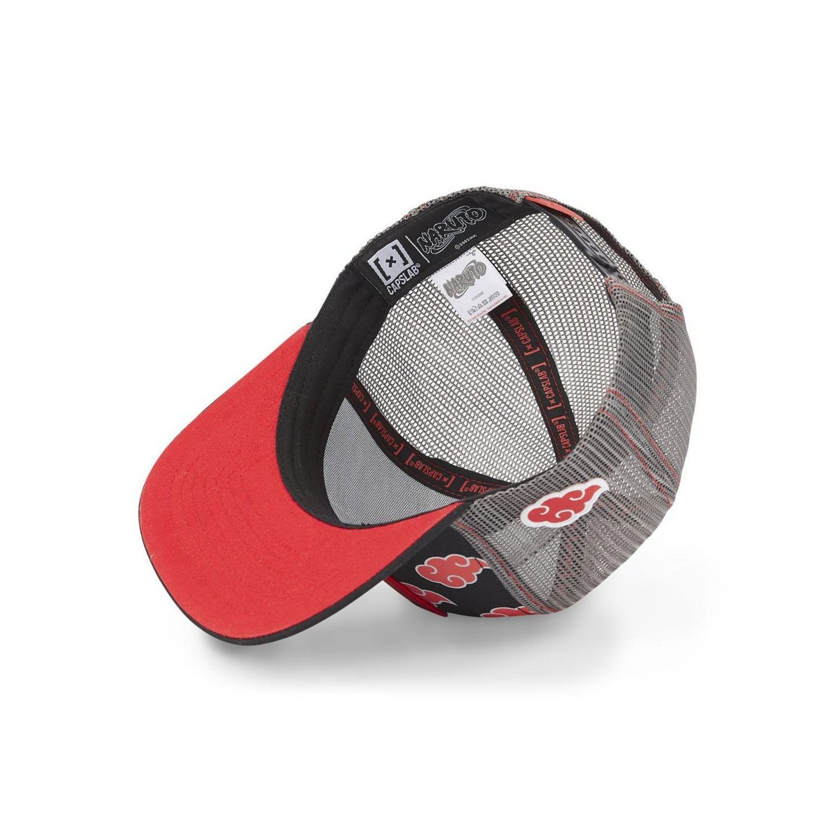 CAPSLAB Casquette snapback  visière plate avec filet Naruto Classic Itachi