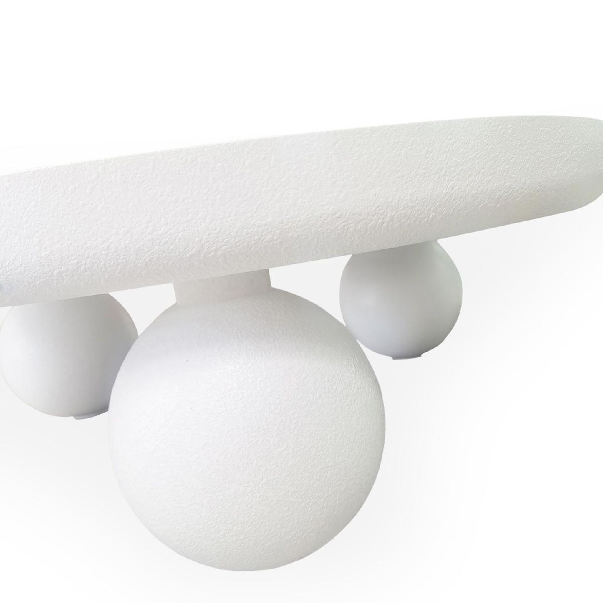 Voir la diapositive 3 : Paris Prix Table basse design  romy  100cm blanc