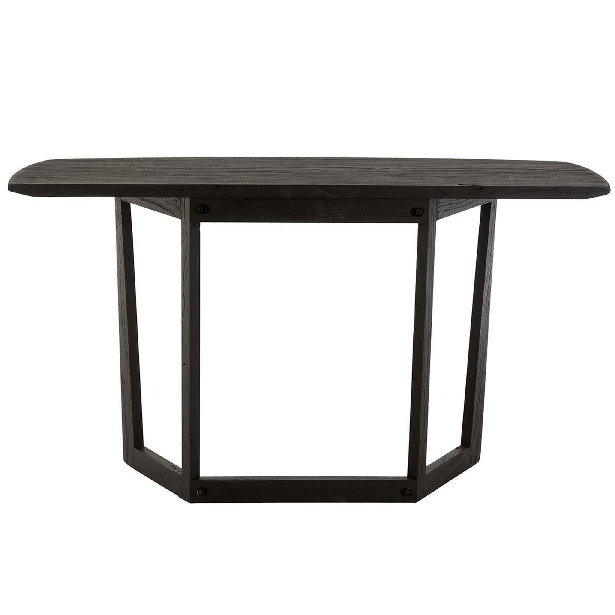 Voir la diapositive 4 : J-LINE Console design en bois  maty  140cm noir