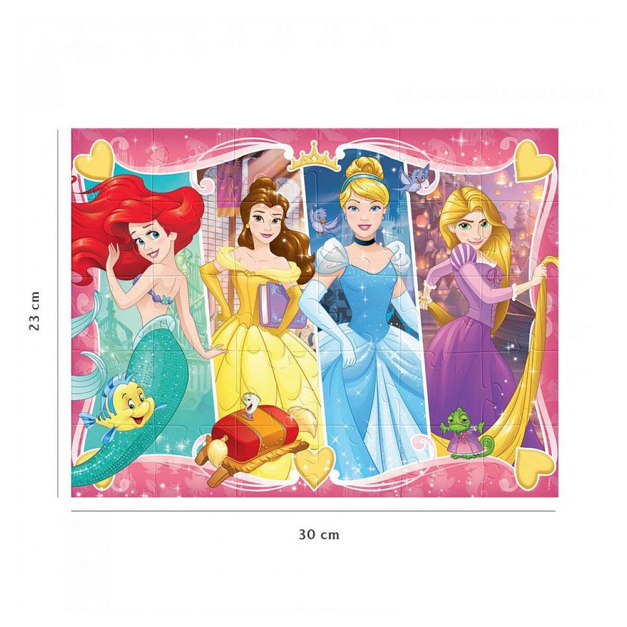 Voir la diapositive 3 : RAVENSBURGER Puzzle amies disney princesse 30p