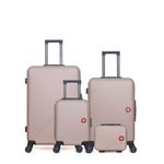 SWISS KOPPER SWISS KOPPER - LOT DE 4 - Valises grand format, weekend, cabine XXS et vanity SPIEZ. Coloris disponibles : Gris