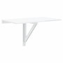 Voir la diapositive 2 : VIDAXL Table murale pliable Blanc brillant 100x60x56cm Bois ingenierie