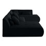 Voir la diapositive 4 : LISA DESIGN Onyx - canapé panoramique modulable d'angle droit 7 places - en velours côtelé