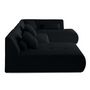 Voir la diapositive 4 : LISA DESIGN Onyx - canapé panoramique modulable d'angle droit 7 places - en velours côtelé