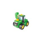 TOM Jouet Tomy Tracteur interactif Johnny Key & Go vert