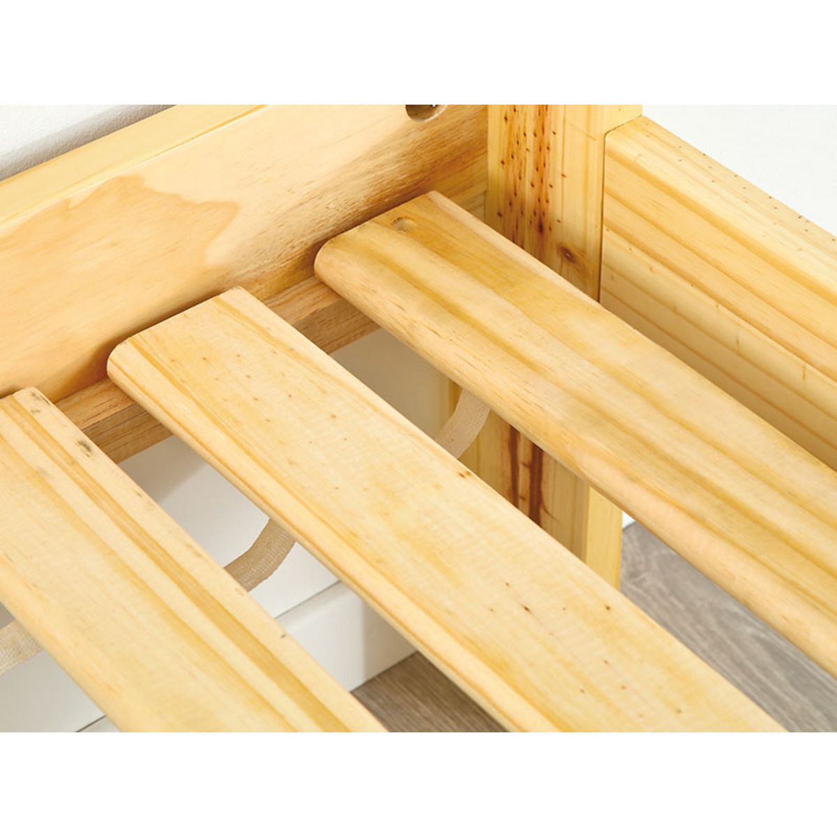 Sommier à lattes en bois massif pour Lit 1 Personne 