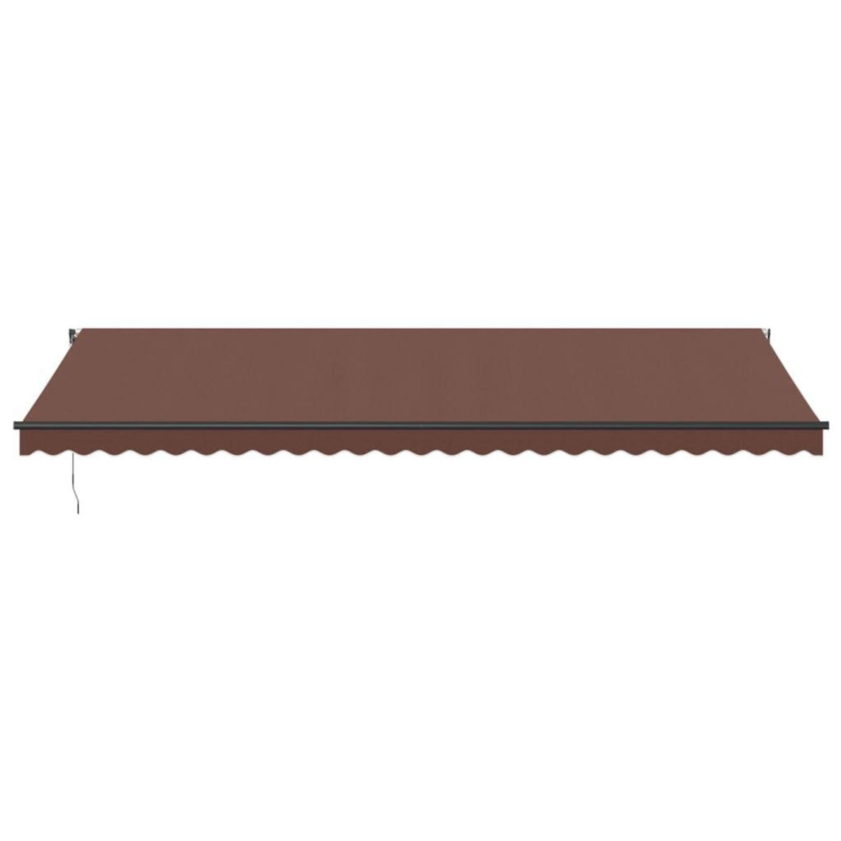 VIDAXL Auvent retractable automatique marron 600x350 cm