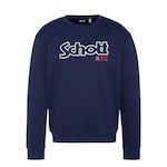 Schott Sweat  Homme Schott Stanley. Coloris disponibles : Bleu