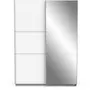 Demeyere Armoire GHOST - Décor blanc mat - 2 Portes coulissantes + miroir - L.148 x P.59,8 x H.203 cm - DEMEYERE
