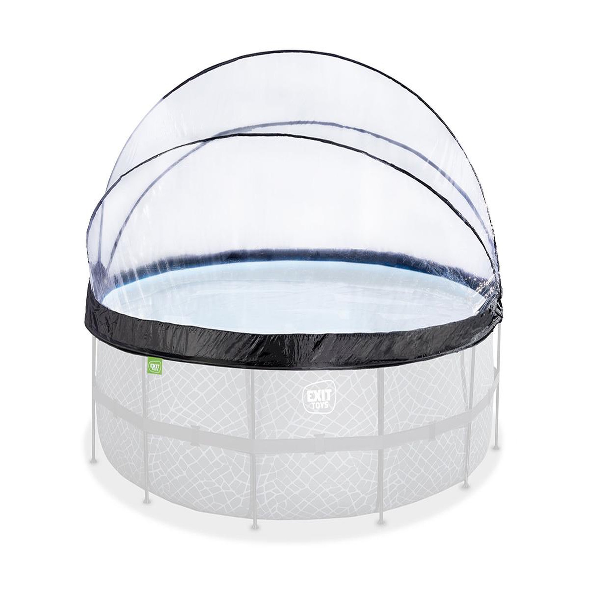 EXIT TOYS Dôme pour piscine tubulaire ronde de Ø 4,40 à 4,60 m - Exit Toys