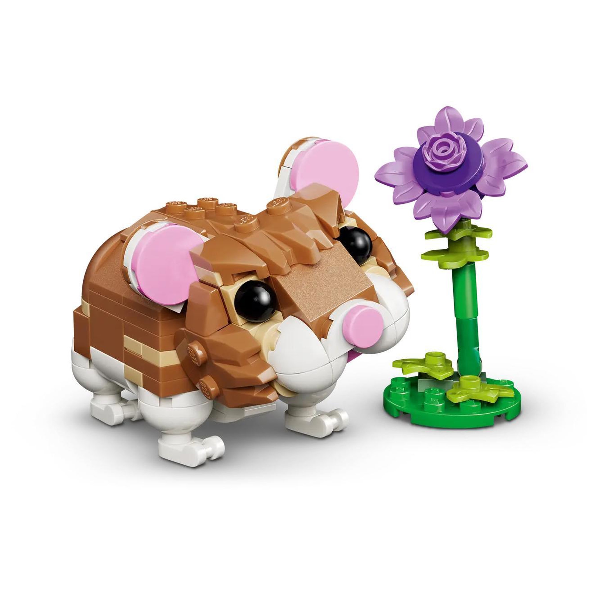 Voir la diapositive 4 : LEGO jouet de construction LEGO créateur hamster mignon avec fleur 31376