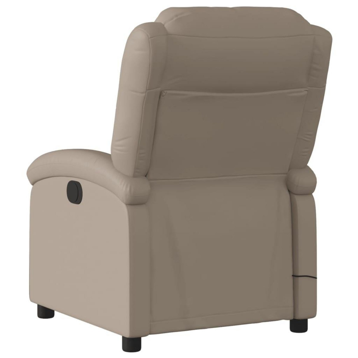 VIDAXL Fauteuil de massage inclinable electrique cappuccino similicuir