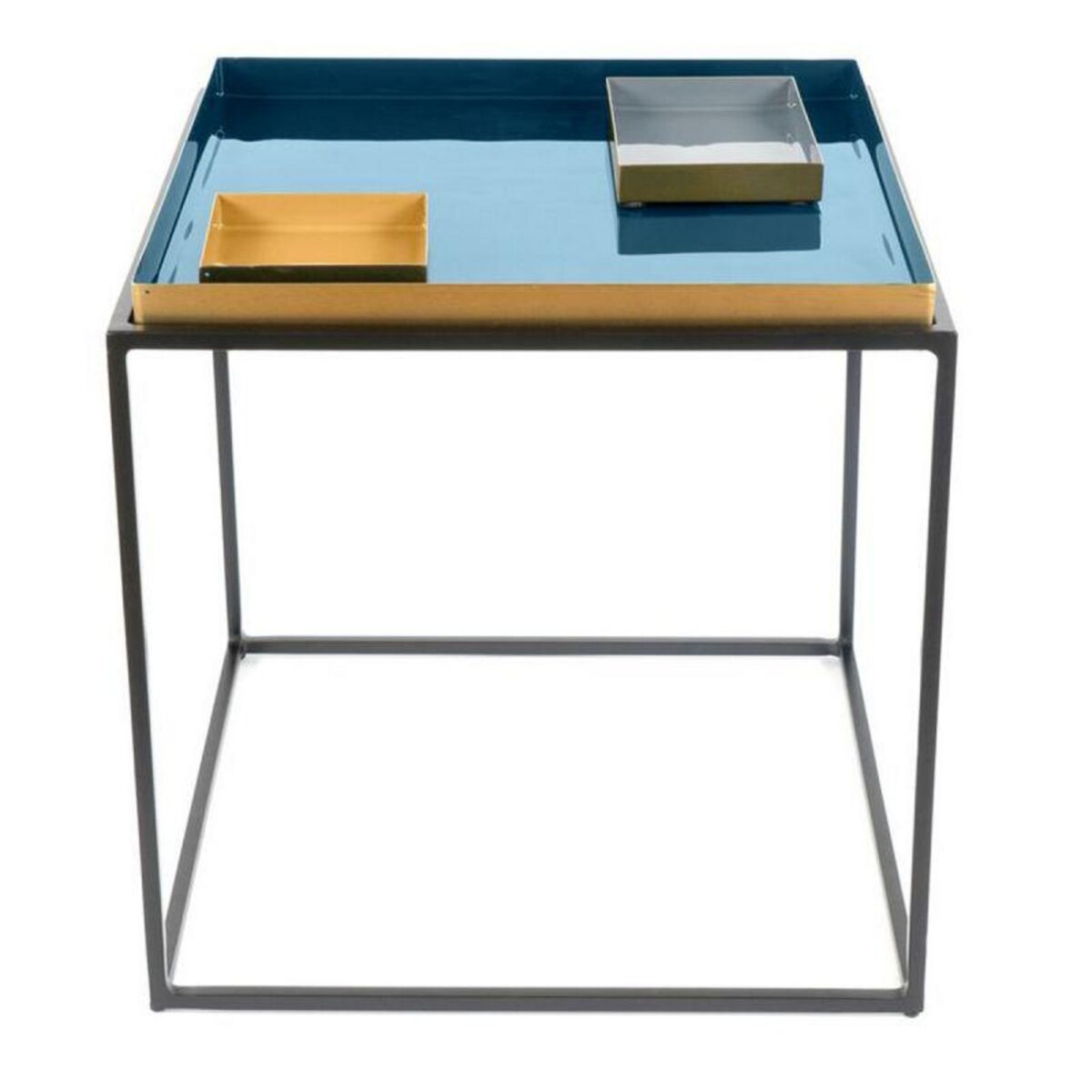 Paris Prix Table d'Appoint Design  Famosa  40cm Bleu