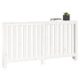 Voir la diapositive 4 : VIDAXL Cache-radiateur Blanc 153x19x84 cm Bois massif de pin