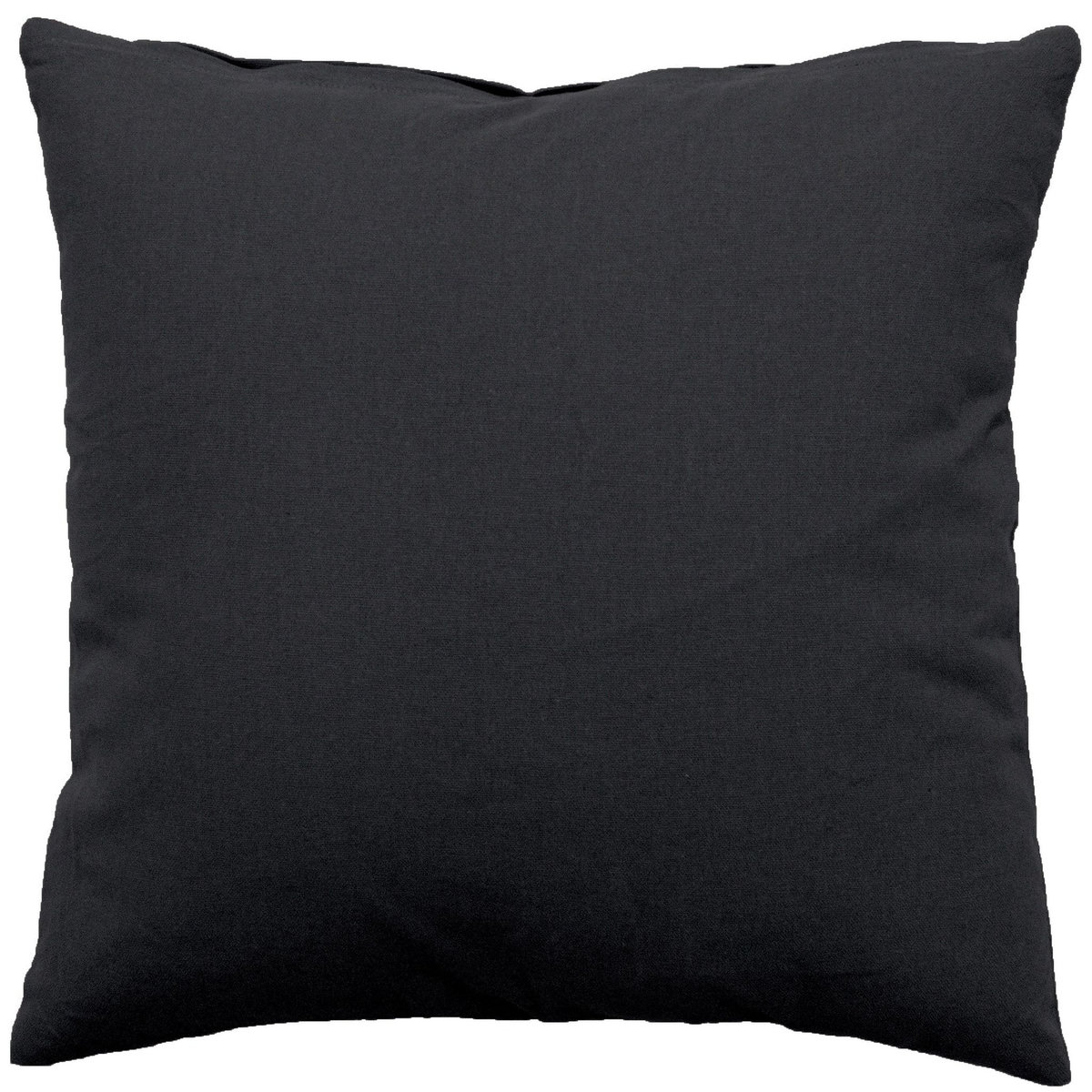 TOILINUX Coussin uni effet Bachette déhoussable - 60 x 60 cm