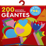 200 GOMMETTES AUTOCOLLANTES GEANTES, Lito