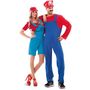 Voir la diapositive 2 : EURO CARNAVALES Déguisement De Plombier Rouge - Homme - M/L