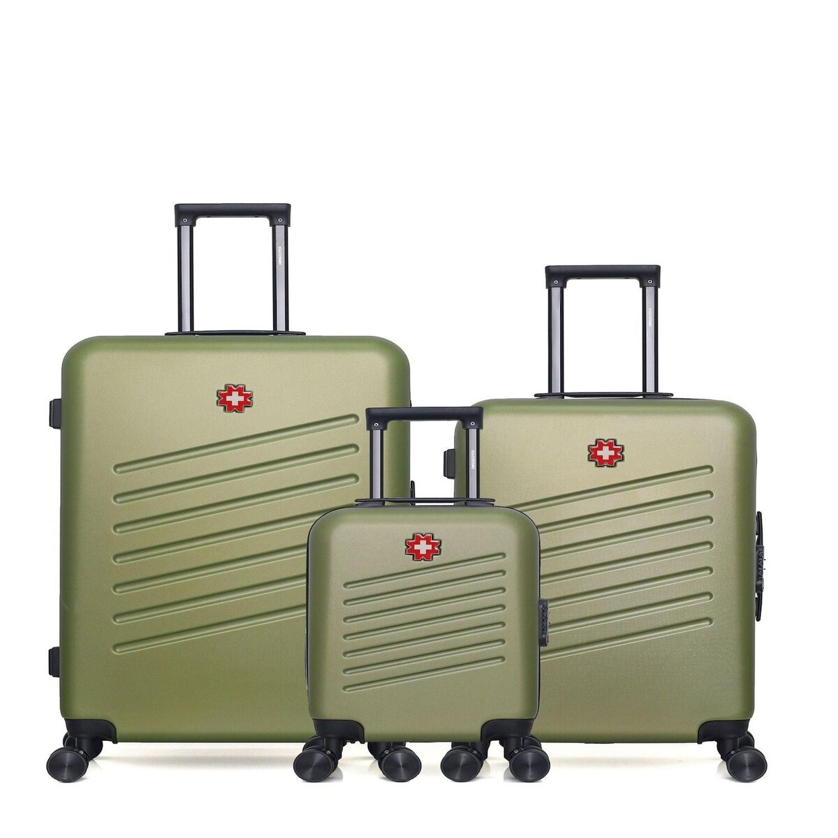 SWISS KOPPER SWISS KOPPER - LOT DE 3 - Valises grand format, weekend et cabine XXS ZURICH