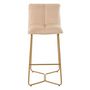 Voir la diapositive 2 : Paris Prix Chaise de Bar Design  Pierre  85cm Beige