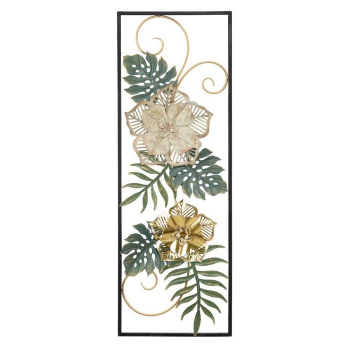 Paris Prix Décoration Murale Encadrée en Métal  Campur  90cm Multicolore