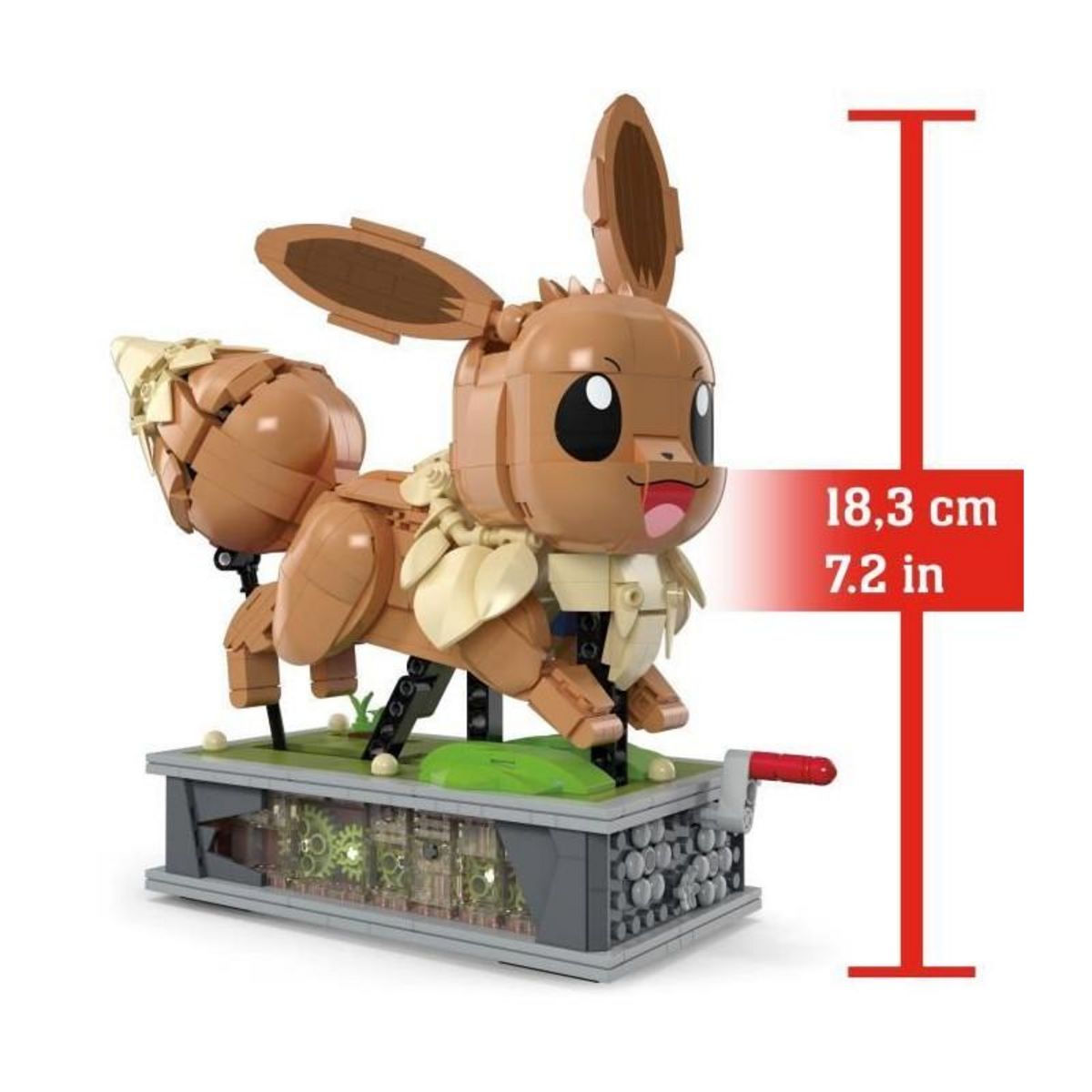 MEGA BLOKS MEGA-Pokémon-Évoli en Mouvement-Coffret de construction 1 381 pieces HTH71