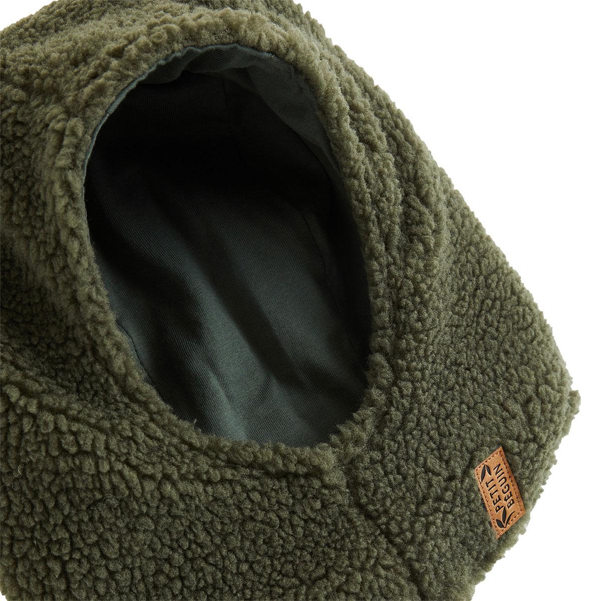 Voir la diapositive 3 : PETIT BEGUIN Cagoule bébé en sherpa Ginkgo