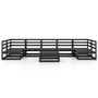 Voir la diapositive 3 : VIDAXL Salon de jardin 8 pcs bois de pin massif