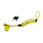 BURG WACHTER Antivol vélo câble - BURG WACHTER - 520 50 Yellow SB - Câble acier gainé 14 mm, 100 cm