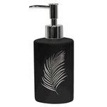 Paris Prix Distributeur de Savon Imprimé  Orbella  17cm Noir & Argent