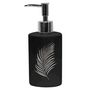Voir la diapositive 1 : Paris Prix Distributeur de Savon Imprimé  Orbella  17cm Noir & Argent