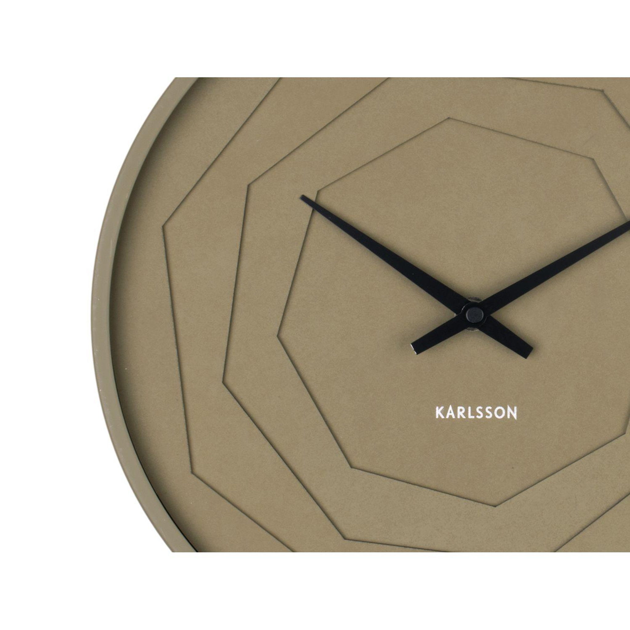 Voir la diapositive 2 : Karlsson Horloge murale Layered Origami
