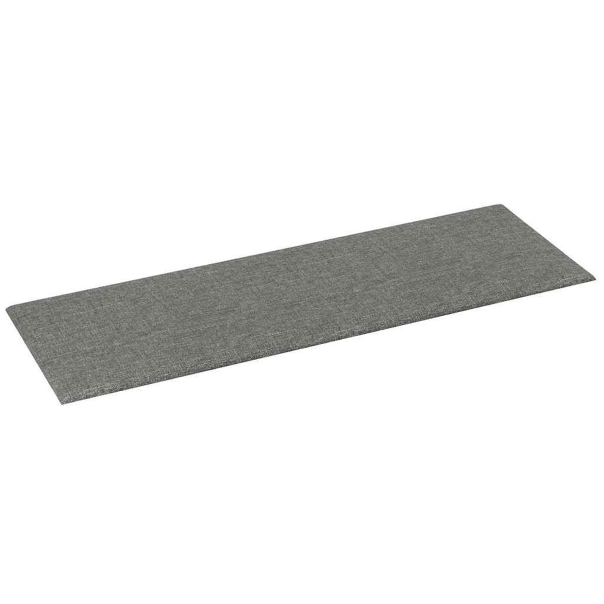VIDAXL Panneaux muraux 12 pcs Gris clair 90x30 cm Tissu 3,24 m^2