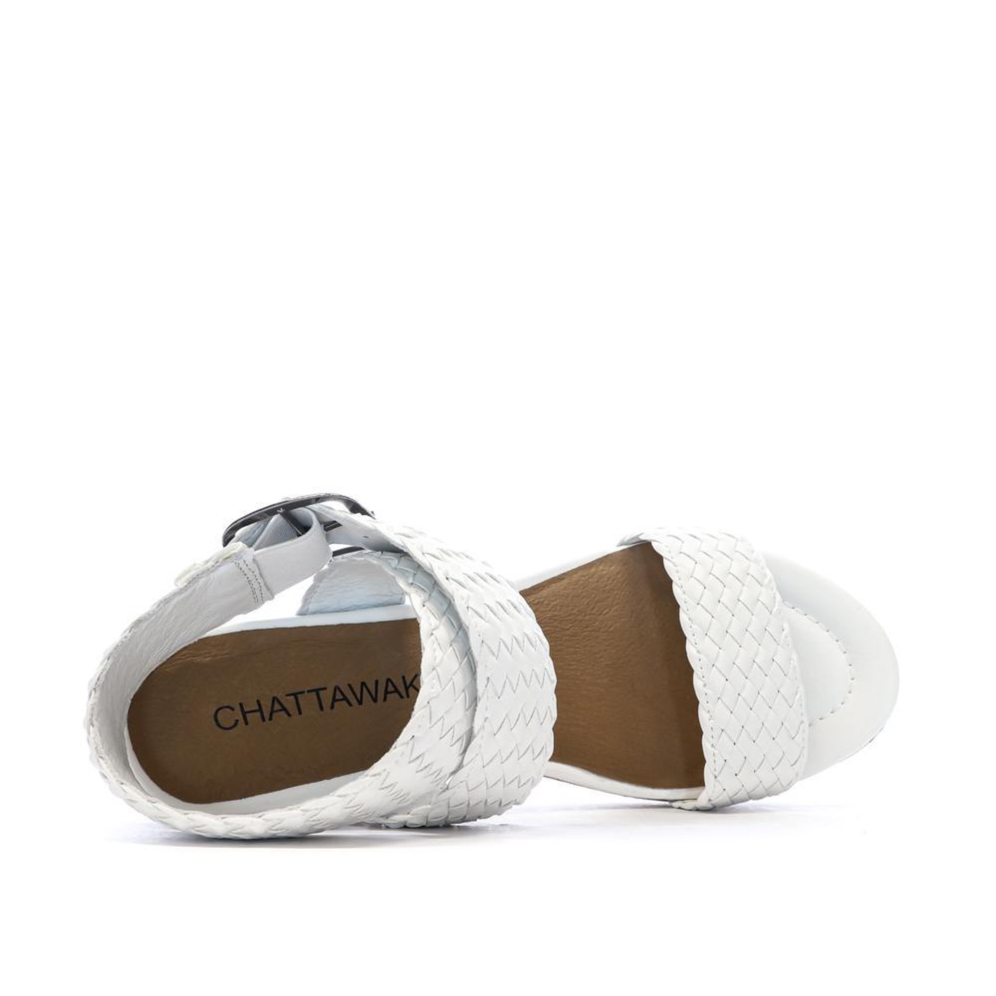 Voir la diapositive 4 : CHATTAWAK Sandales Blanc Femme Chattawak Summer