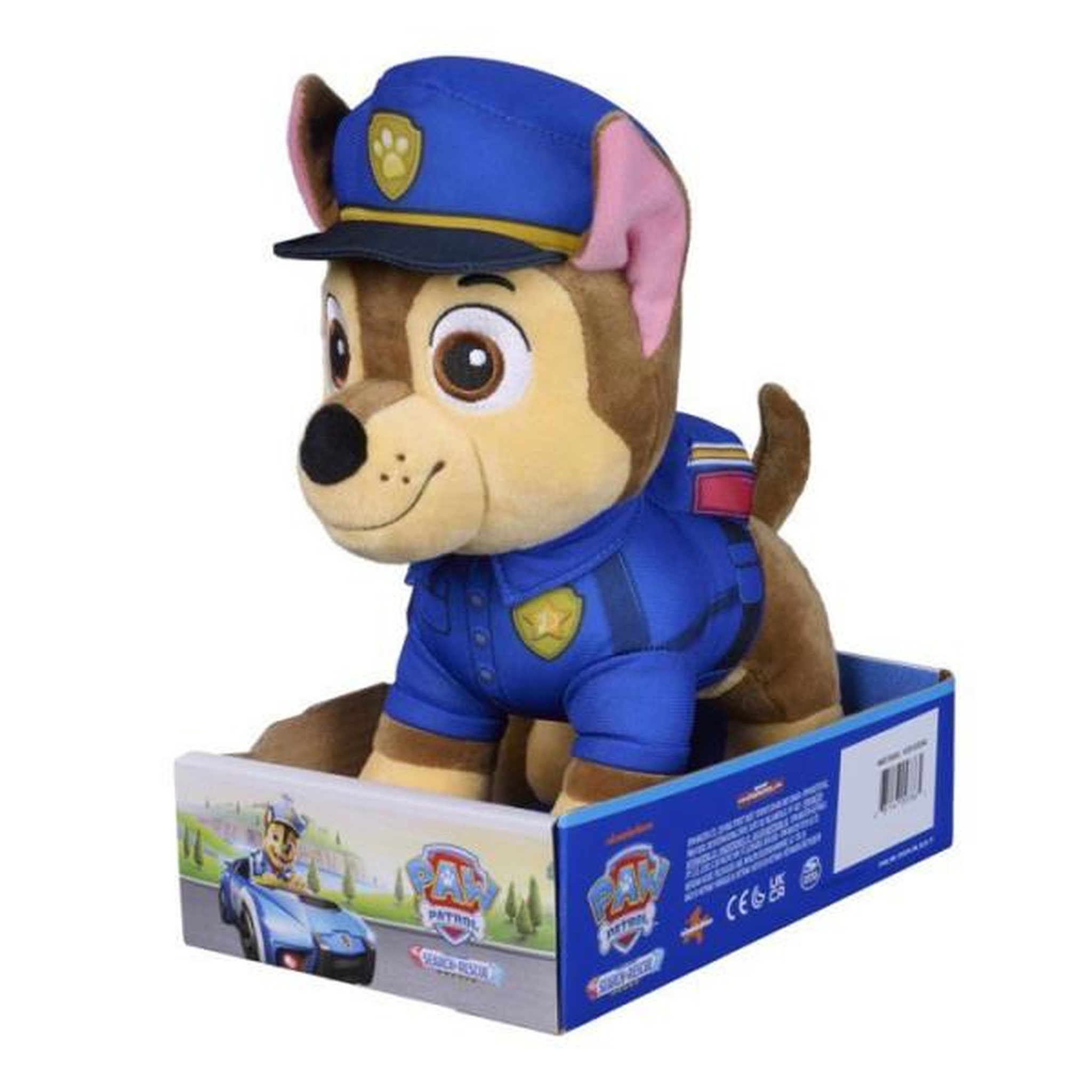 Voir la diapositive 3 : Spin Master Peluche - Chase - 25cm - Search & Rescue - La Pat'Patrouille