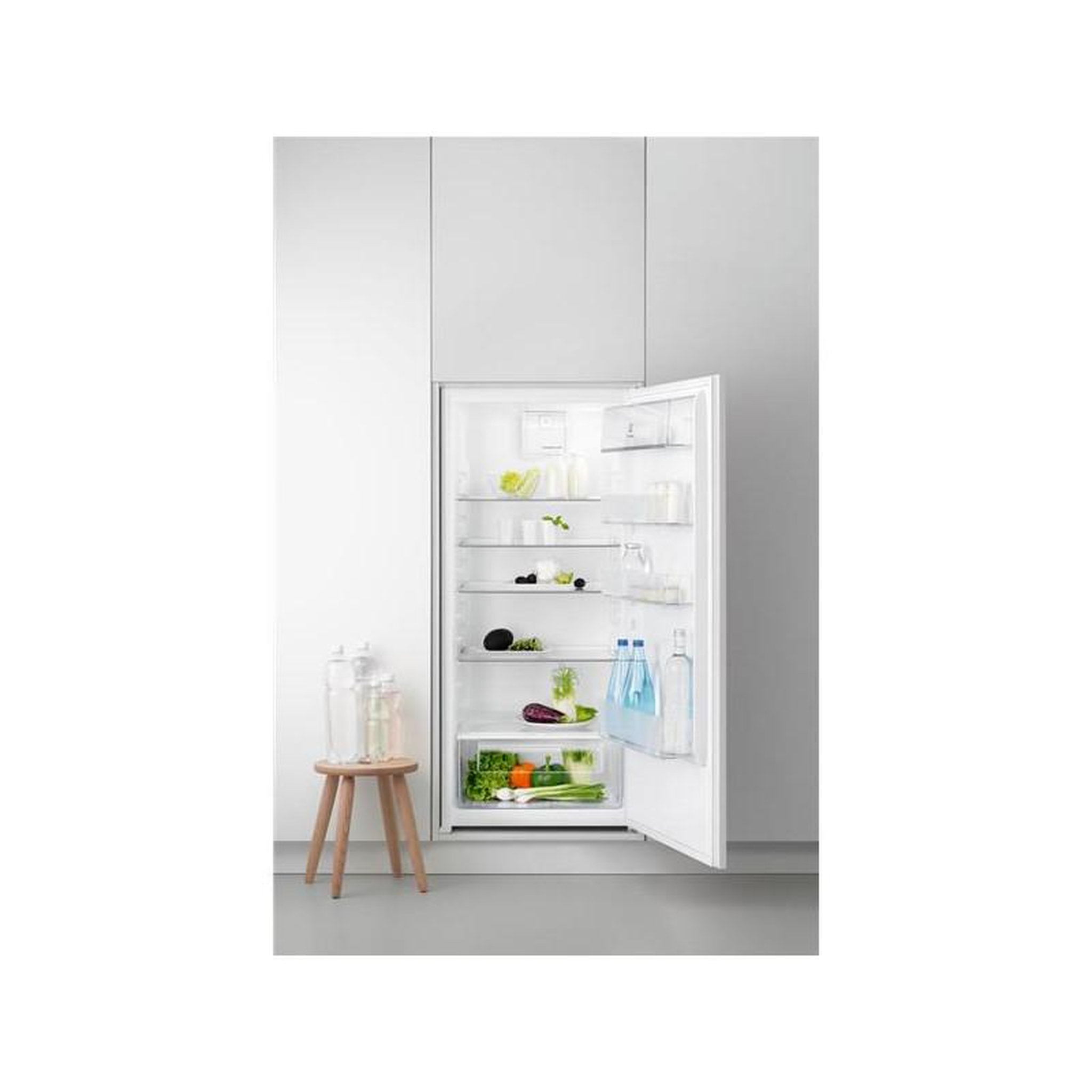 Voir la diapositive 5 : ELECTROLUX Refrigérateur 1 porte intégrable à glissières 208l - erb3de12s