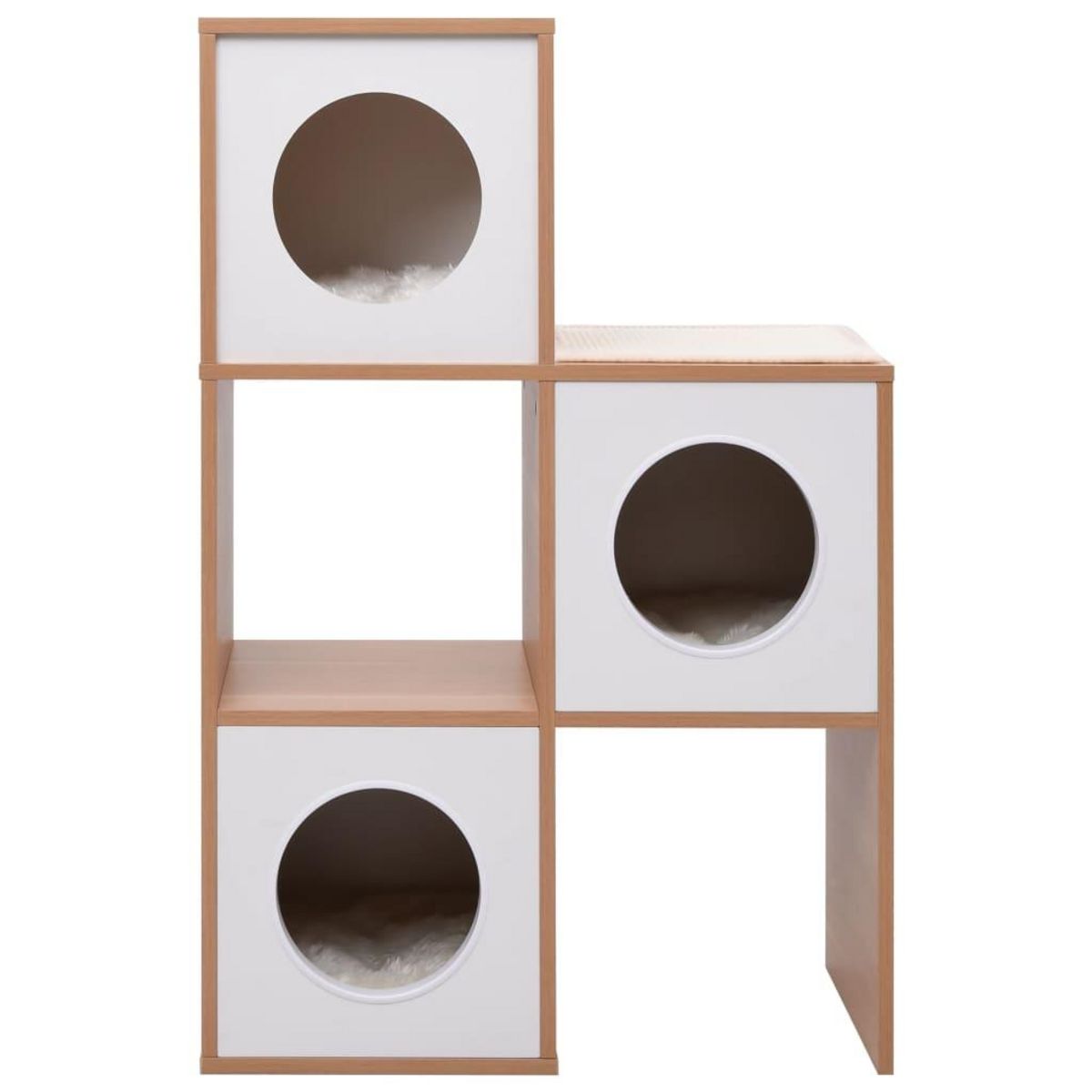 VIDAXL Maison de chat avec tapis a gratter en sisal 100 cm