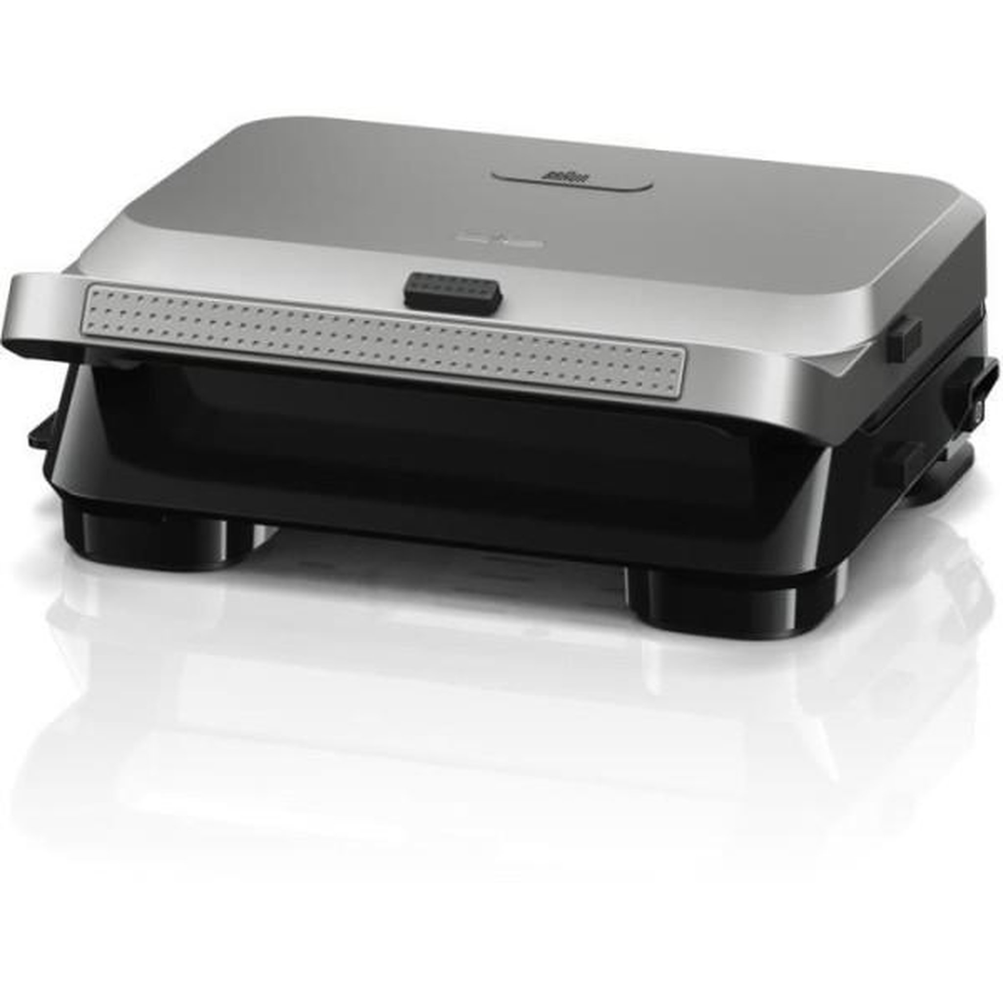 Voir la diapositive 2 : BRAUN Grill - BRAUN - Sandwich Maker 5 SM5006 - 800 W - Inox / Noir