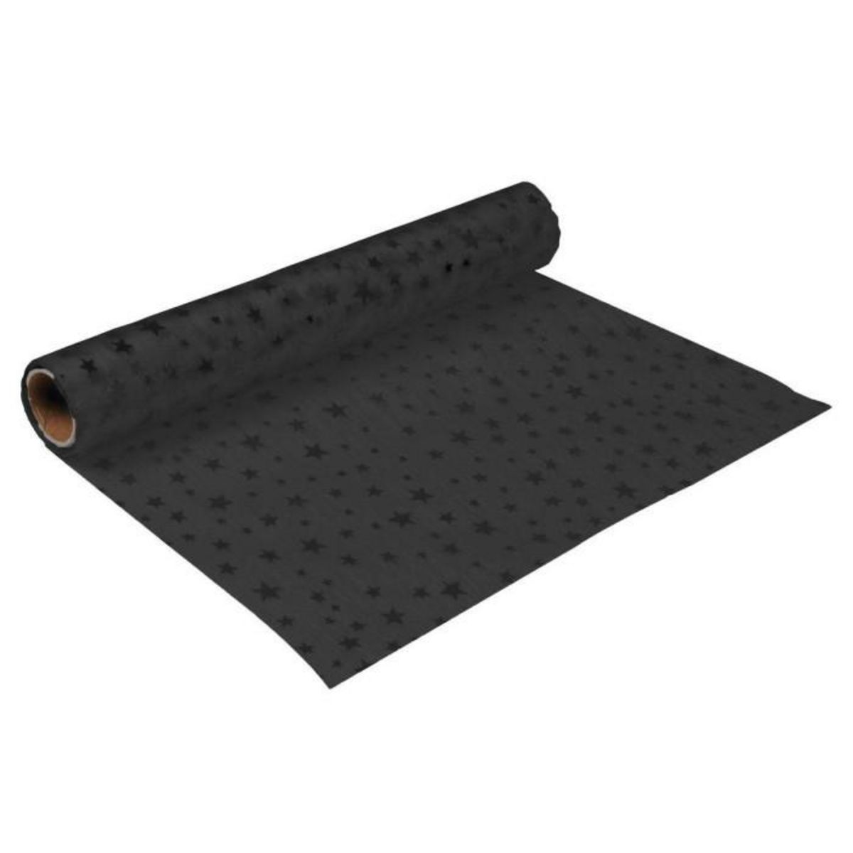 Paris Prix Chemin de Table Jetable  Étoiles  28cmx5m Noir