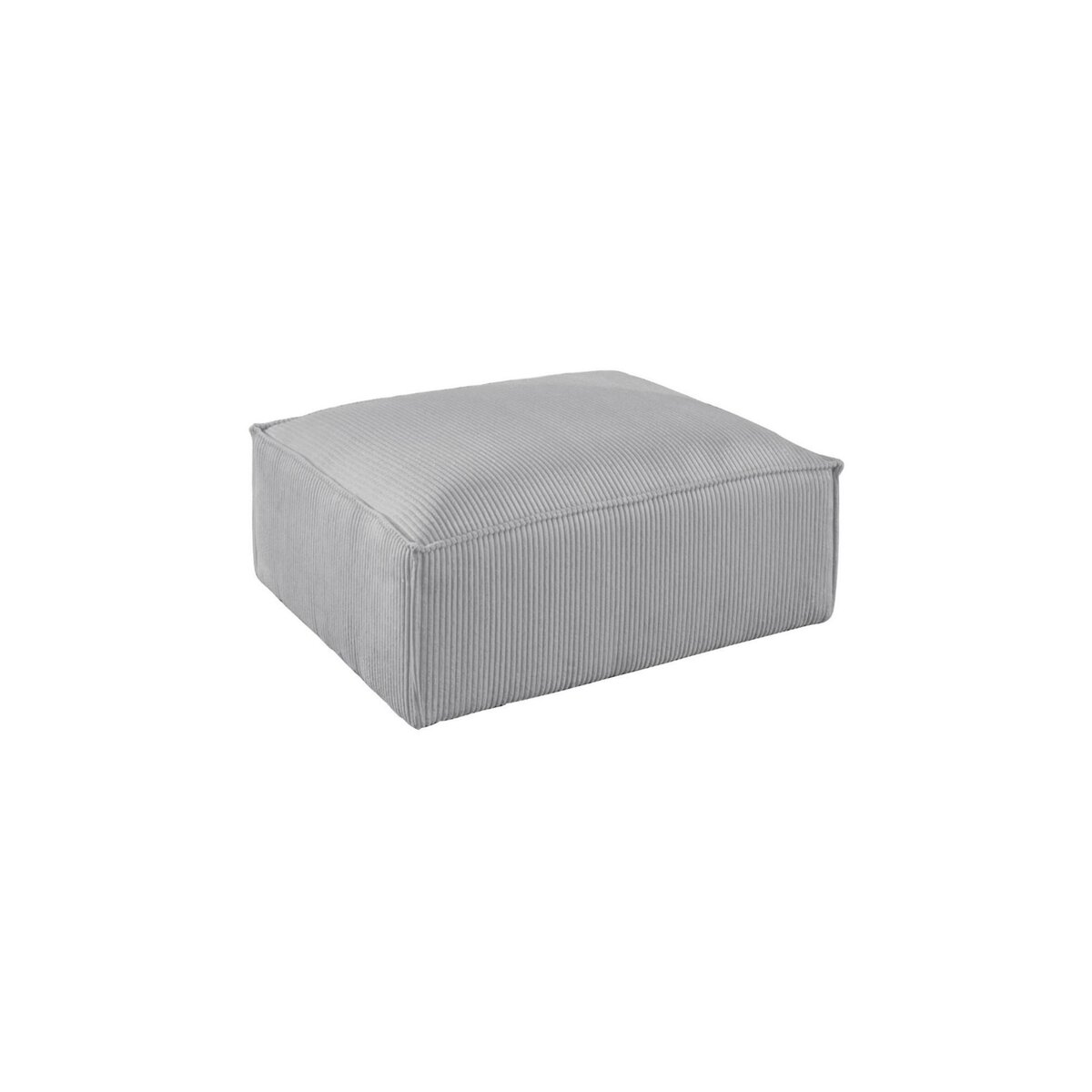 LISA DESIGN Stella - pouf en velours côtelé - style contemporain