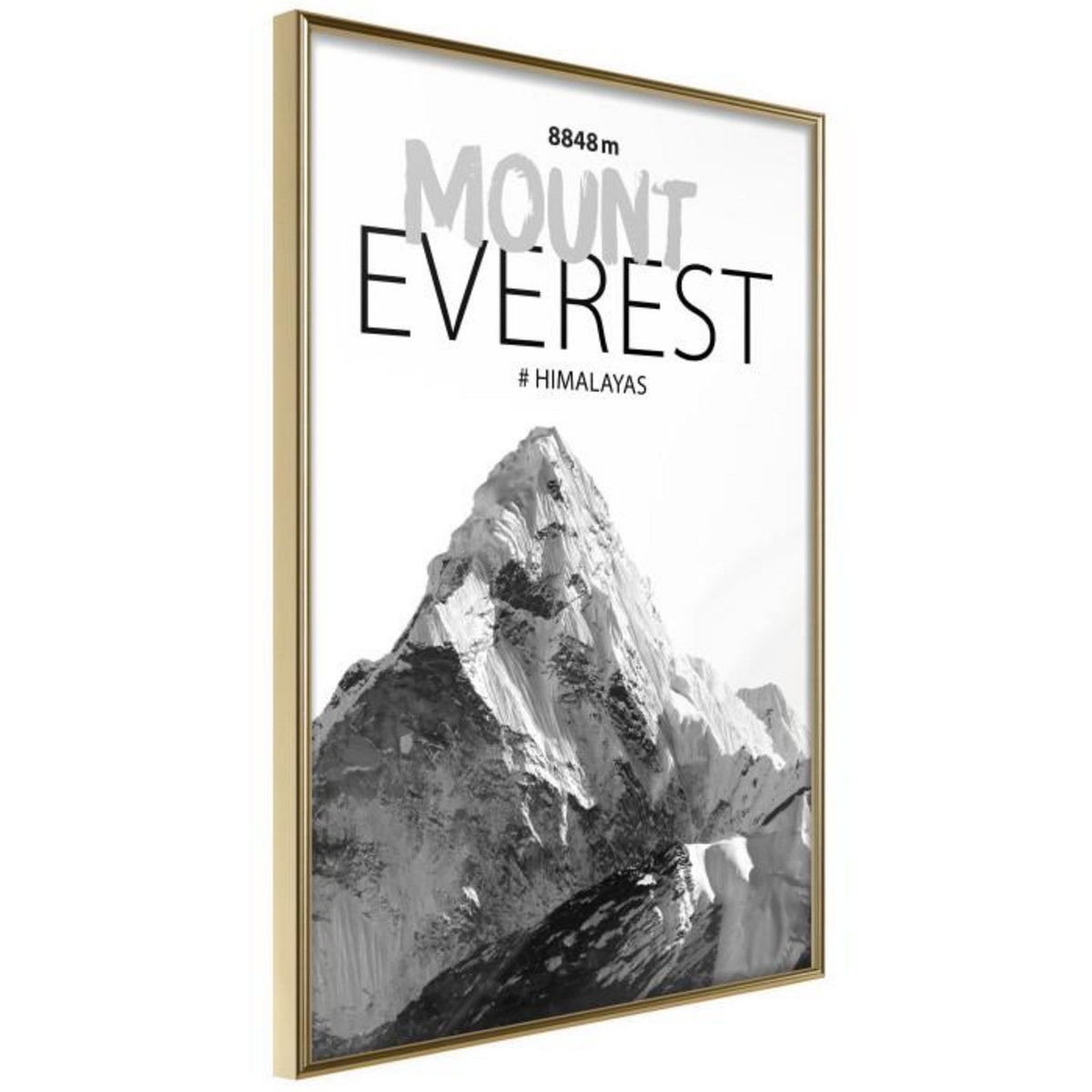 Paris Prix Affiche Murale Encadrée  Peaks of the World Mount Everest