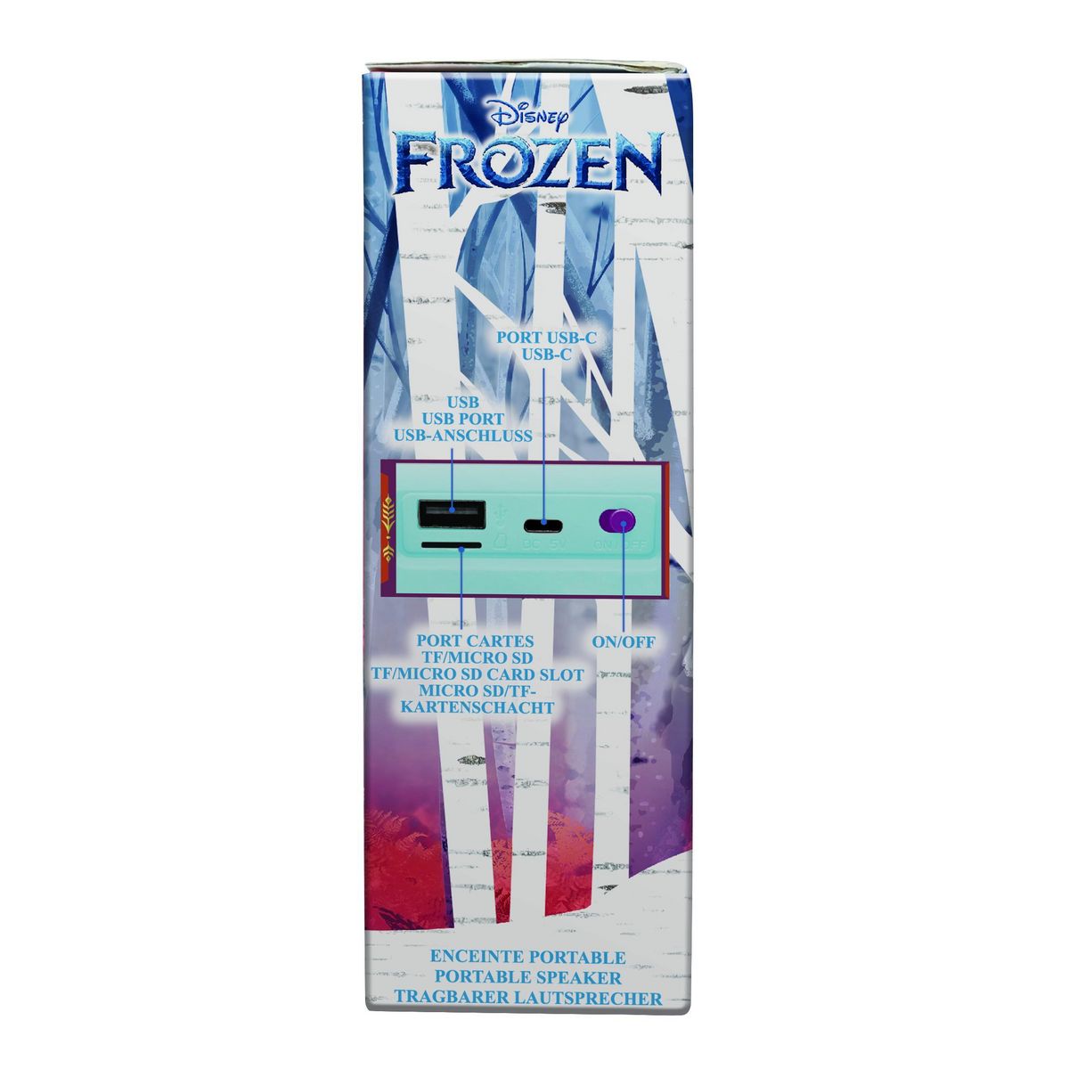 Lexibook Enceinte Bluetooth portable Disney La Reine des Neiges
