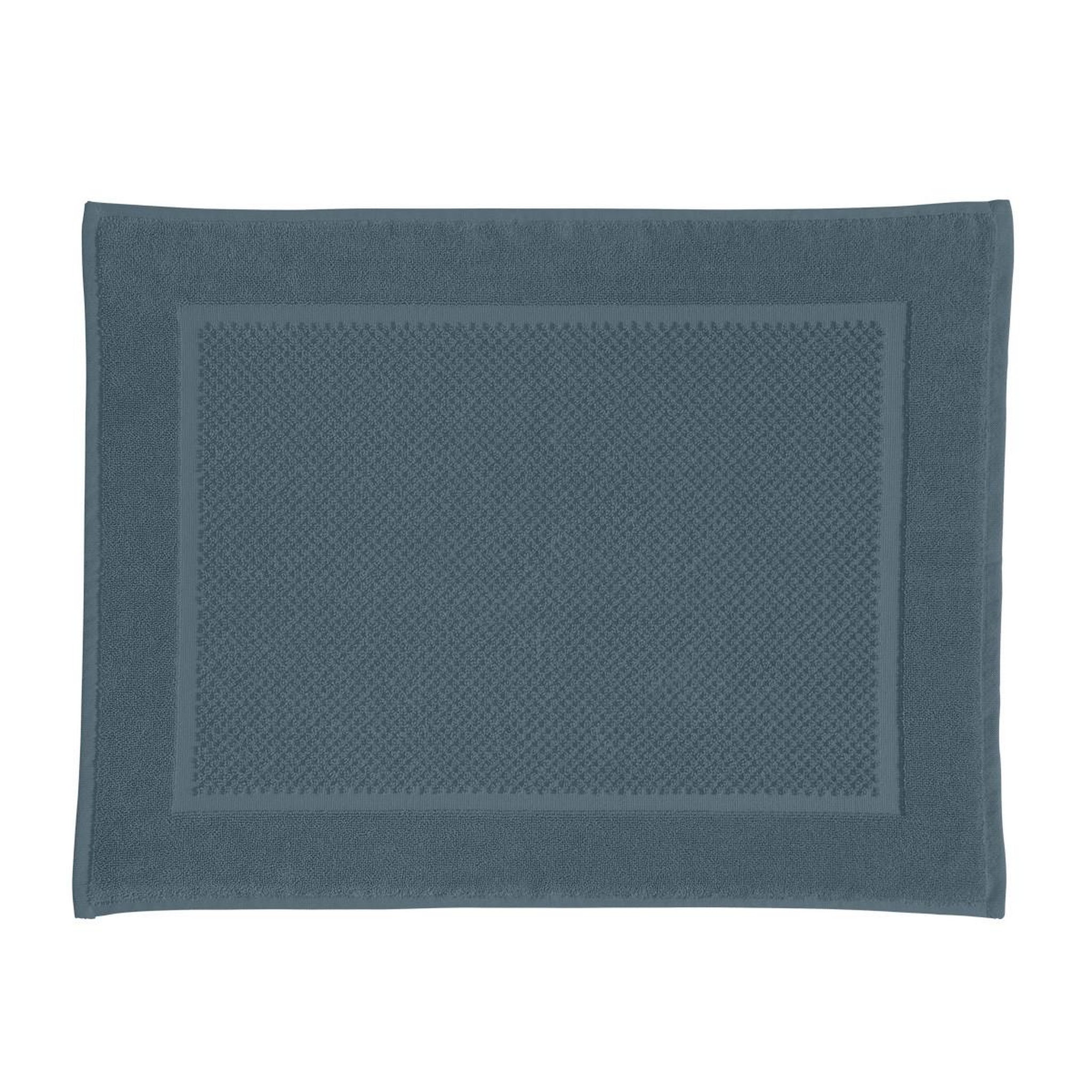 Voir la diapositive 1 : GUY LEVASSEUR Tapis de bain uni en coton éponge Oeko-Tex 50x70cm