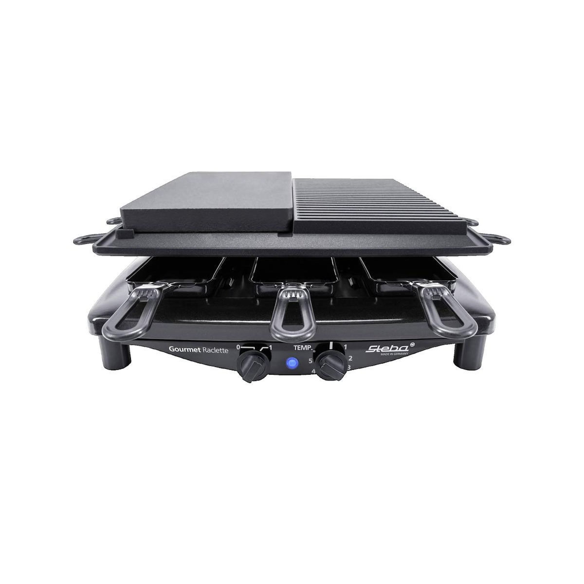 STEBA Appareil à raclette Steba RC 4 Plus Deluxe avec surface de cuisson en pierre naturelle